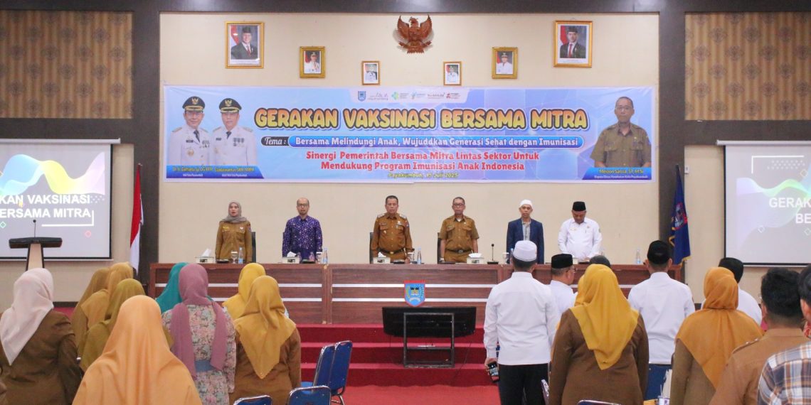 Dukung Sukseskan Bulan Imunisasi Anak Sekolah 2025, Pemko Payakumbuh Gelar Gerakan Vaksinasi