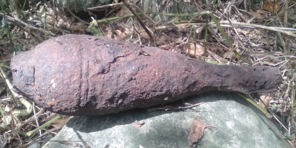 Warga Sunggai Bangek Temukan Mortir Uso Saat Merambah Ladang