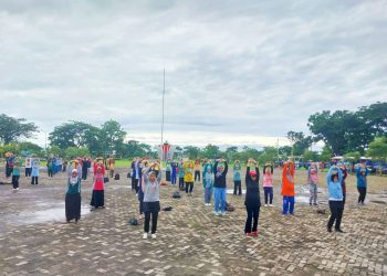 Tak Hanya Pusat Perdagangan, Pasar Raya Fase VII Difungsikan untuk Olahraga ASN Pemko Padang