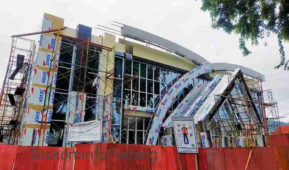 Gedung Perpustakaan Padang Hampir Rampung, Begini Penampakannya