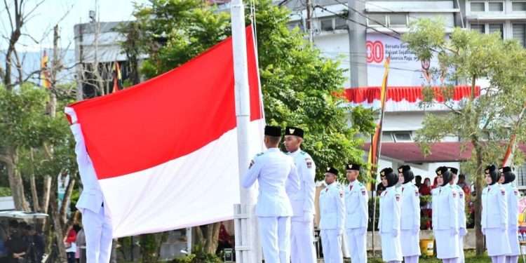 Upacara HUT RI ke-80, Wako Fadly Amran Tekankan Pentingnya Persatuan dan Semangat Juang