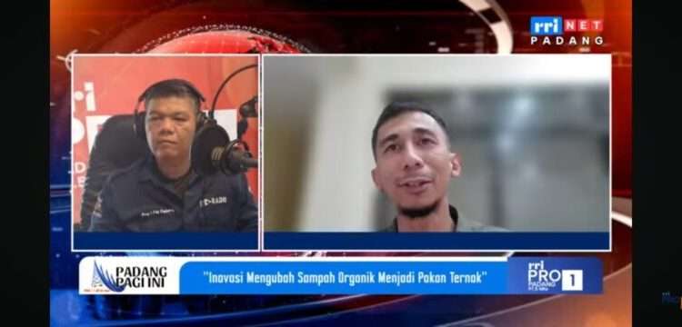 Ilham Akbar di RRI Padang: Maggot Solusi Cerdas Kurangi Sampah dan Tingkatkan Ekonomi