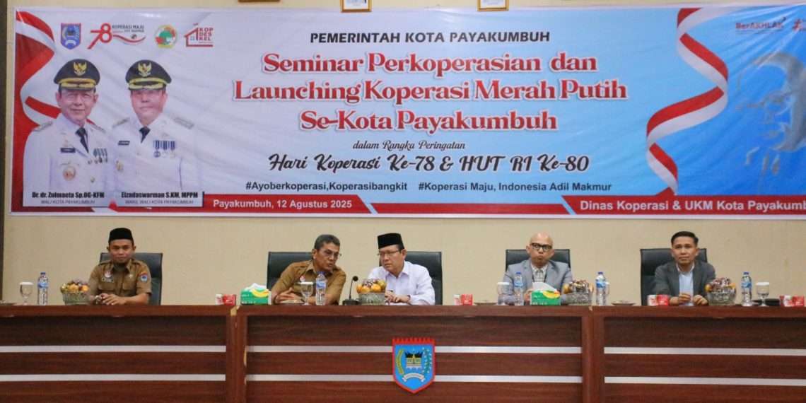 Peringati HUT Koperasi Ke-78, Pemko Payakumbuh Gelar Seminar dan Launching Koperasi Merah Putih