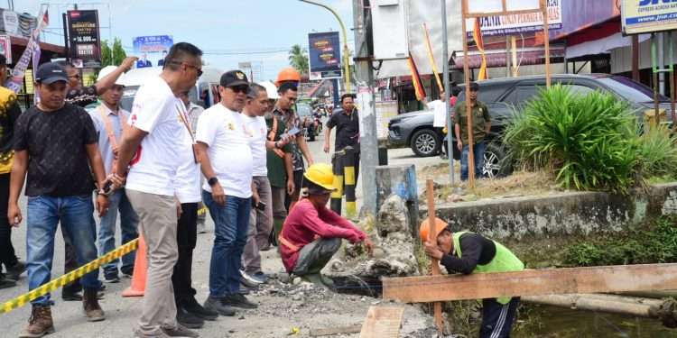 Tinjau Progres Rehabilitasi Irigasi di Sicincin, JKA : Semoga Sicincin Tidak Banjir Lagi