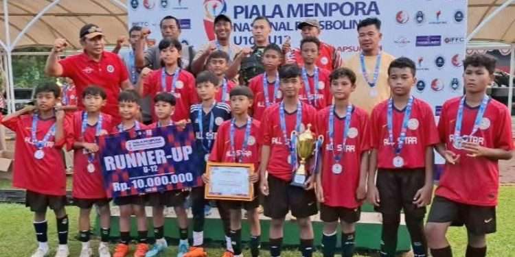 Padang Peduli FC U-12 Raih Juara II Piala Menpora 2025