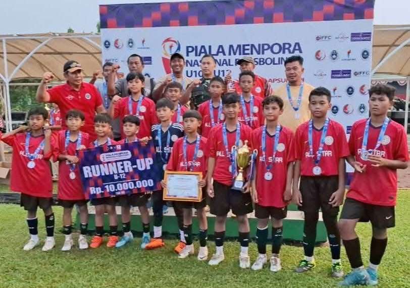 Padang Peduli FC U-12 Raih Juara II Piala Menpora 2025