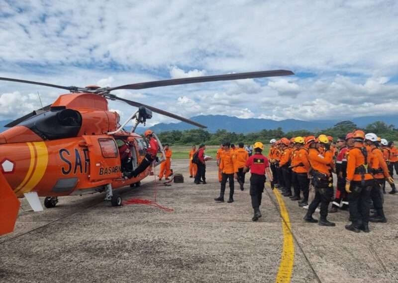 PT Semen Padang Ikut Latihan Gabungan Heli Rescue Basarnas di Padang
