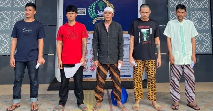Dapat Amnesti, 5 Warga Binaan Lapas Kelas IIB Tanjung Pati Langsung Bebas