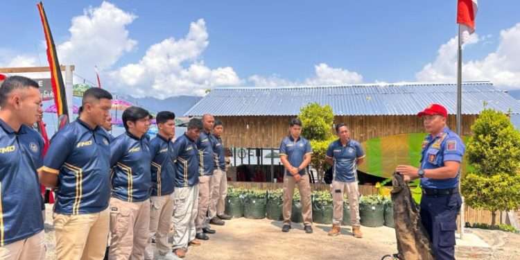 Jajaran Rutan Maninjau Siaga Mitigasi Bencana, Latih Fisik, Mental dan Disiplin