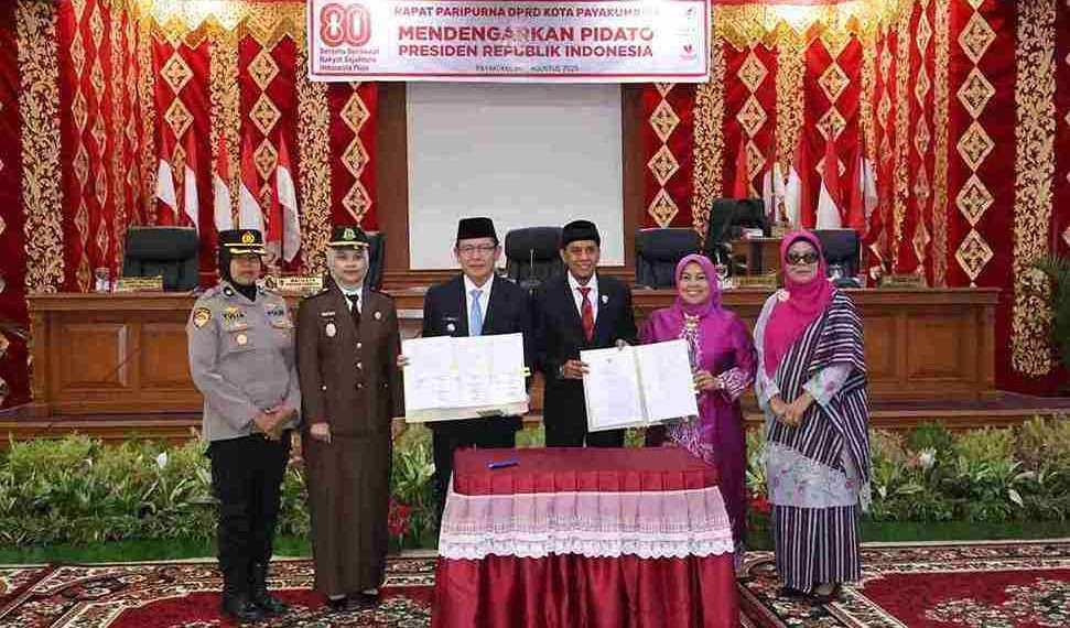 Pemko Payakumbuh Bersama DPRD Sepakati Perubahan APBD Tahun 2025