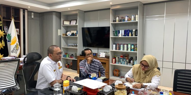 Temui Sekjen Kemensos, JKA Minta Dukungan Pembangunan Sekolah Rakyat