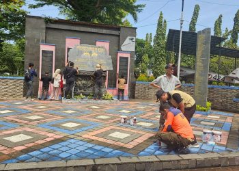 Jelang Peringatan Gempa 30 September, Tugu Gempa di Padang Dipercantik