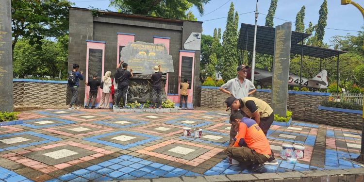 Jelang Peringatan Gempa 30 September, Tugu Gempa di Padang Dipercantik