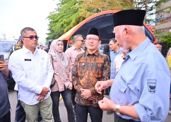 Pemprov Sumbar Salurkan 4.104 Kg Beras untuk Korban Kebakaran Pasar Payakumbuh