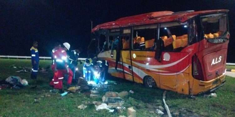 Data Lengkap Korban Kecelakaan Bus Atlet Karate di Exit Tol Padang-Sicincin, 2 Tewas dan 29 Terluka