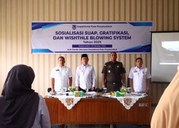 Cegah Korupsi, Pemko Payakumbuh Gelar Sosialisasi Suap, Grarifikasi dan Aplikasi WBS