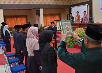 Walikota Payakumbuh Lantik Sembilan Pejabat Pimpinan Tinggi Pratama