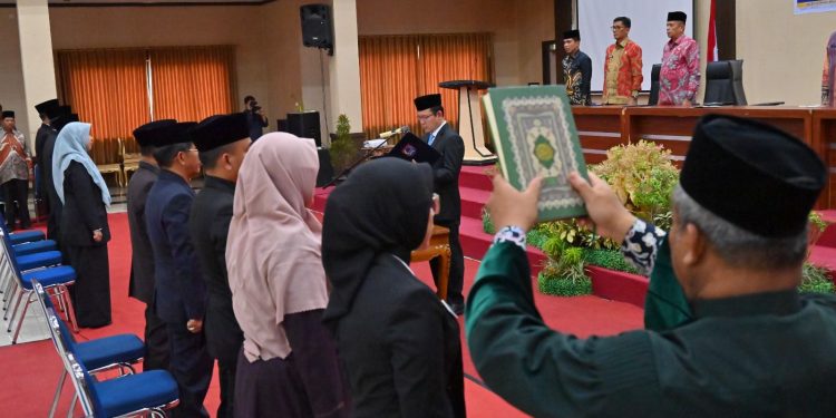 Walikota Payakumbuh Lantik Sembilan Pejabat Pimpinan Tinggi Pratama