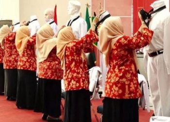 HUT ke-26, DWP Padang Gelar Lomba Pasang Atribut Pakaian Dinas Upacara