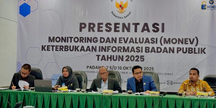 KI Sumbar Tetapkan 3 Besar Badan Publik Hasil Monev, Jumlah Badan Publik Informatif di Sumbar Menigkat