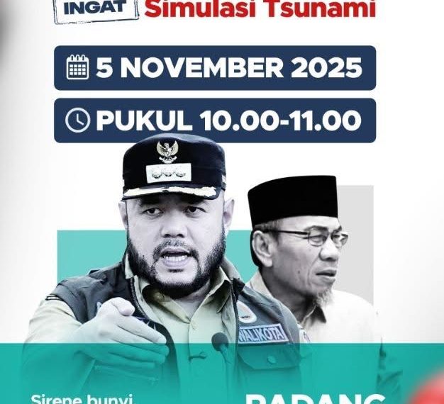 Sirene Gempa Berbunyi 5 November, Warga Padang Harus Lakukan Ini…