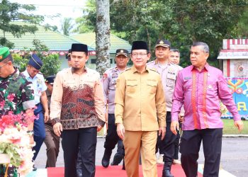 Walikota Payakumbuh Sambut Kepulangan Satgas Pamtas Yonif 131 Braja Sakti