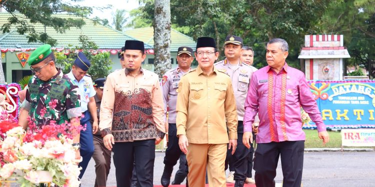 Walikota Payakumbuh Sambut Kepulangan Satgas Pamtas Yonif 131 Braja Sakti