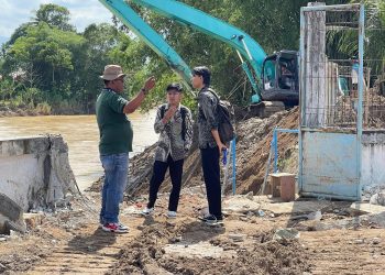 Pasca Bencana, Intake PDAM Nanggalo Kota Padang Diperbaiki dan Dibersihkan