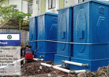 Toilet Portabel Datang, Santri Ponpes di Padang Senang