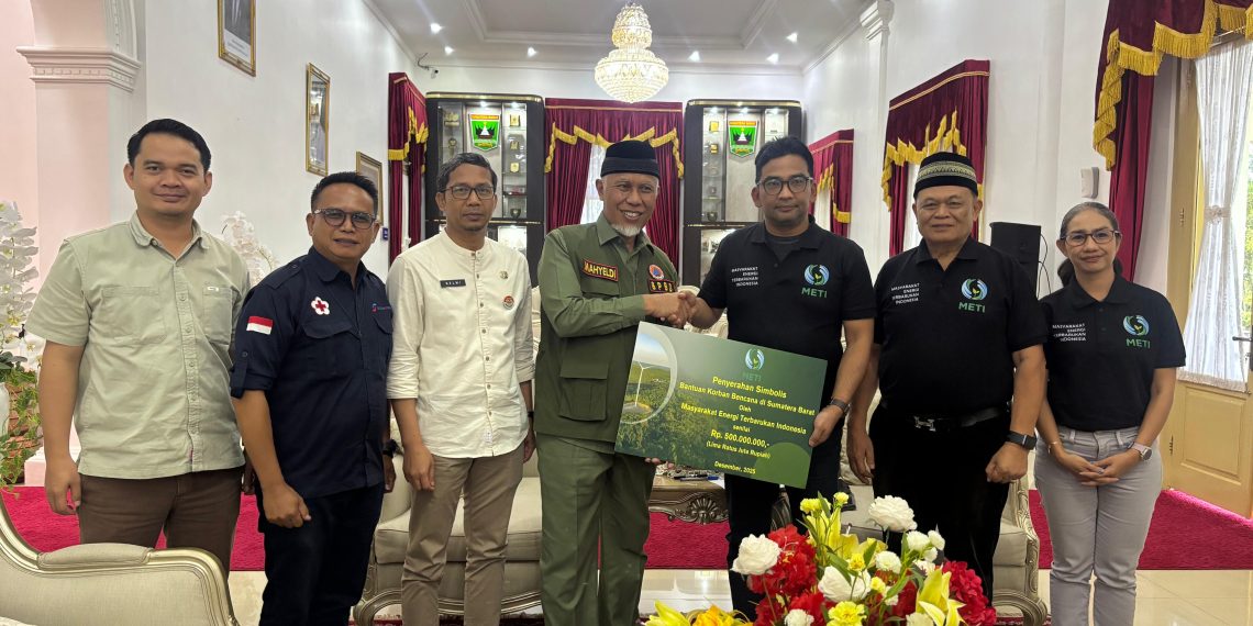 Meti untuk Negeri: Penyerahan Bantuan Kemanusiaan untuk Korban Bencana Alam di Sumbar