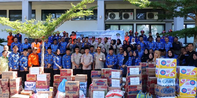 Wali Kota Payakumbuh Lepas 100 Personel dan Logistik Bantu Penanganan Bencana di Sumbar