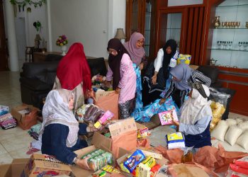 Puluhan Paket Sembako Siap Dikirim, GOW Payakumbuh Tunjukkan Kepedulian Lintas Daerah