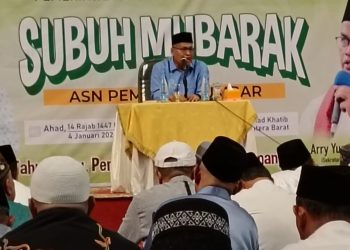 Subuh Mubarakah 2026, Sekda Sumbar Ajak ASN Perbaiki Niat dan Bangkitkan Semangat