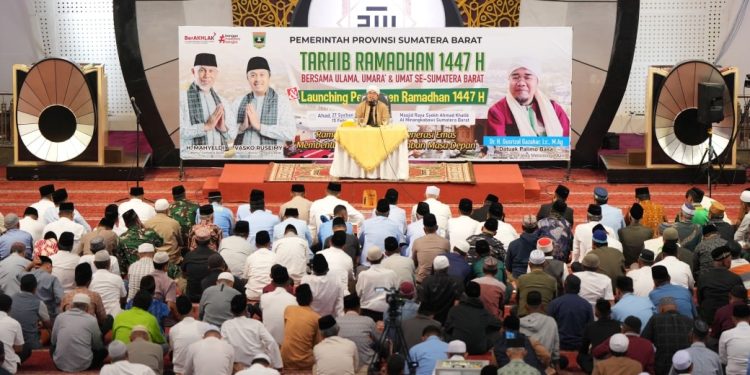 Pemprov Sumbar Gelar Tarhib Ramadhan dan Luncurkan Pesantren Ramadhan 1447 H