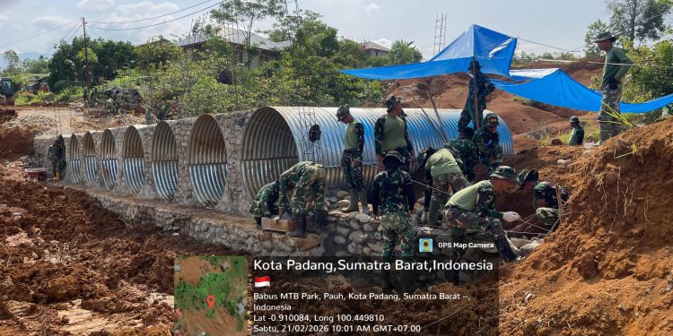 Tiga Jembatan Dibangun Pasca Bencana, Akses Warga di Padang Mulai Lancar