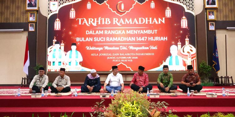 Sambut Ramadhan, Pemko Payakumbuh Gelar Tarhib di Balai Kota