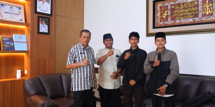 Wakil Wali Kota Elzadaswarman Terima Silaturahim Pelajar Nahdlatul Ulama Kota Payakumbuh