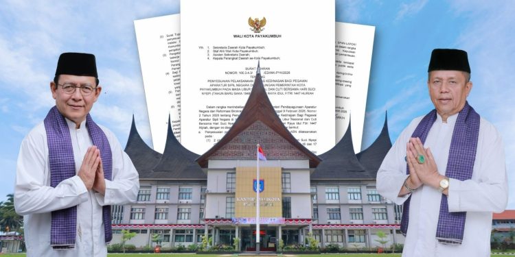 Wali Kota Payakumbuh Terbitkan Edaran Penyesuaian Tugas Kedinasan ASN Masa Libur Nasional