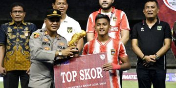 Kemas 20 Gol Sepanjang Liga 4, Carel Syadef Raih Sepatu Emas
