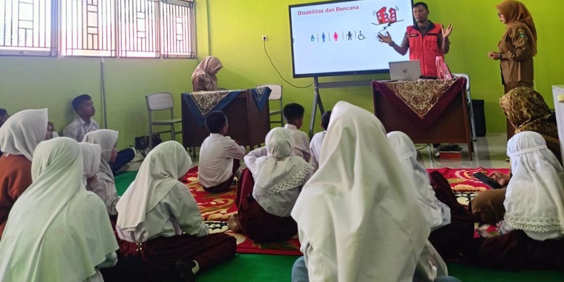 BPBD Payakumbuh Sosialisasi Mitigasi Bencana Inklusif di SLB B Aua Kuning