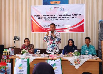 Pemko Payakumbuh Salurkan Bantuan Atensi Sentra Abiseka Pekanbaru untuk 90 Penerima