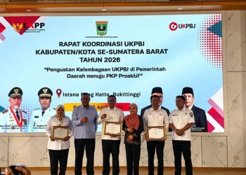 UKPBJ Kota Payakumbuh Raih Penghargaan Indeks Tata Kelola Pengadaan Terbaik Sumatera Barat