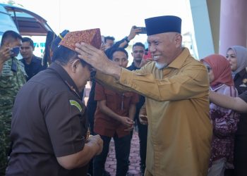 Gubernur Mahyeldi Sambut Kedatangan Dedie Tri Hariyadi Sebagai Kajati Sumbar yang Baru