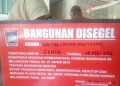 Respon Laporan Warga, Dinas PUPR Kota Padang Segel Bangunan Kafe Tanpa PBG