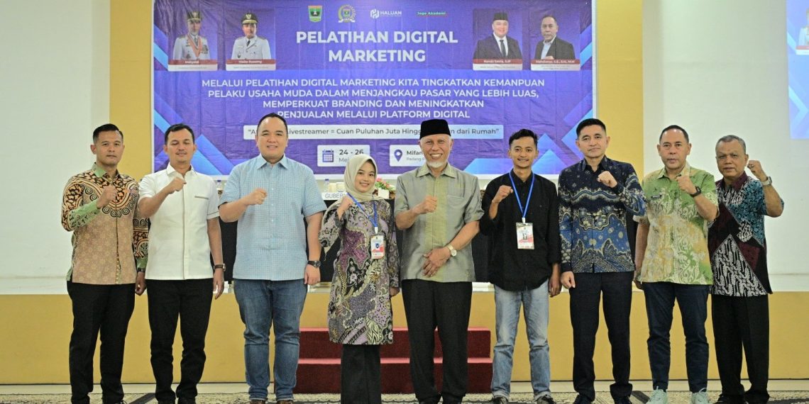 Pemprov Sumbar Perkuat Skill Digital Wirausaha Muda Melalui Program Pelatihan