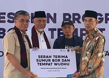 Senyum Warga Koto Tangah, Masjid Kini Punya Sumur Bor dan Tempat Wudhu Layak