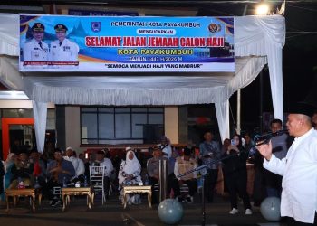 Wakil Wali Kota Payakumbuh Melepas Keberangkatan Ratusan Jemaah Calon Haji Tahun 2026
