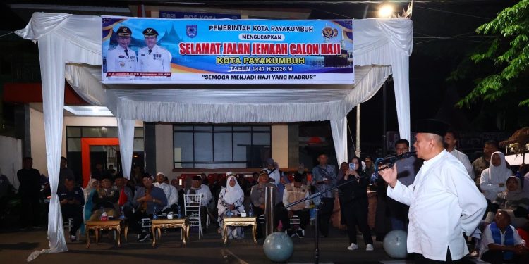 Wakil Wali Kota Payakumbuh Melepas Keberangkatan Ratusan Jemaah Calon Haji Tahun 2026