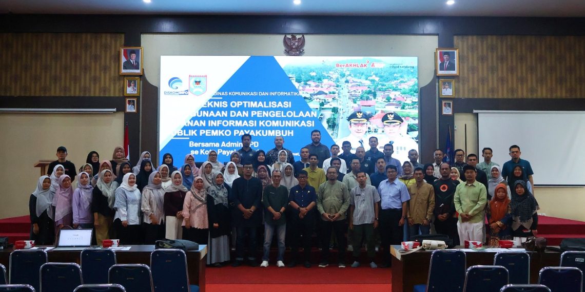 Diskominfo Payakumbuh Gelar Rapat Teknis Optimalisasi Pengelolaan Layanan Informasi Komunikasi Publik