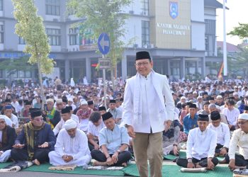 Ribuan Jamaah Salat Iduladha di Balai Kota Payakumbuh, 1.791 Hewan Kurban Disembelih